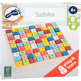 Small Foot Cubes de sudoku en bois colorés