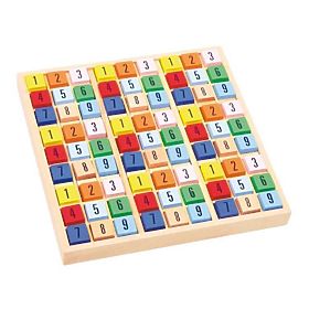Small Foot Cubes de sudoku en bois colorés