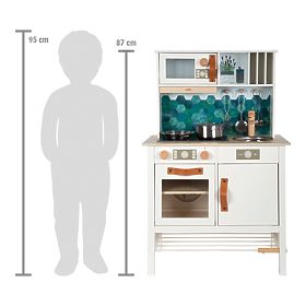 small foot Cuisine en bois Tasty blanche
