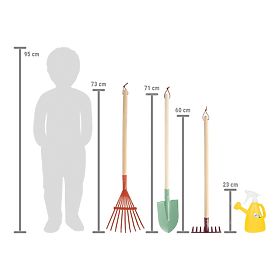 small foot Ensemble d'outils de jardin avec arrosoir Tiny Garden, small foot