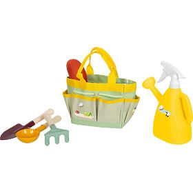 small foot Ensemble d'outils de jardin dans un sac Tiny Garden