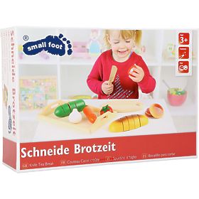 small foot Ensemble de collation à découper en bois