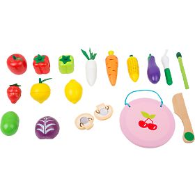 small foot Ensemble de fruits et légumes en bois - emballage endommagé