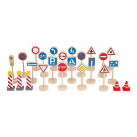 small foot Ensemble de panneaux de signalisation 25 pièces, small foot