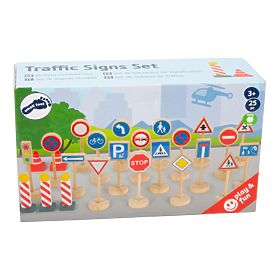 small foot Ensemble de panneaux de signalisation 25 pièces