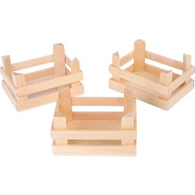 small foot Ensemble de petites caisses à provisions 3 pcs