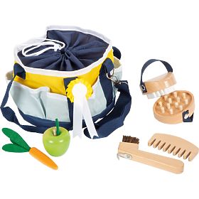 small foot Ensemble de soins pour chevaux avec sac, small foot