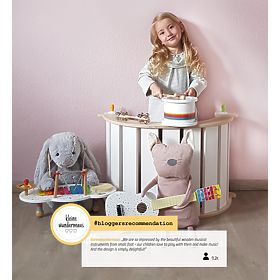 small foot Ensemble musical en bois avec pois