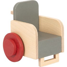 small foot Figurines en bois famille avec fauteuil roulant