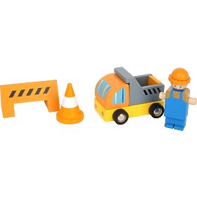 small foot Grue en bois avec accessoires