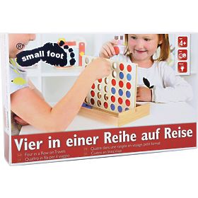 Small Foot Jeu de voyage en bois tic-tac-toe