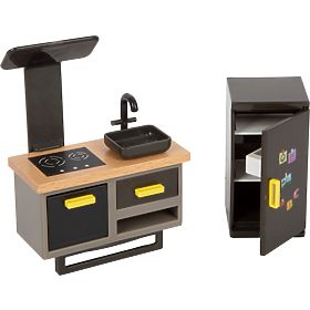 small foot Maison de poupée en bois avec terrasse, small foot