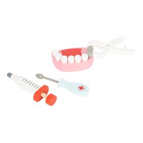 Mallette de médecin pour enfants Small Foot pour petits dentistes 2 en 1