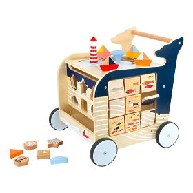 Small Foot Marcheur en bois Baleine