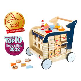 Small Foot Marcheur en bois Baleine