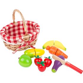 small foot Panier de courses avec légumes, small foot