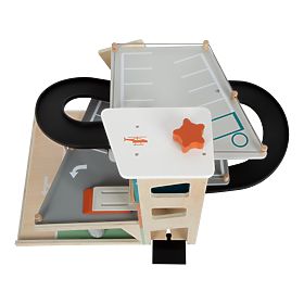 small foot Parking de course en bois