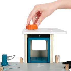 small foot Parking de course en bois, small foot