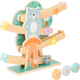 Piste en bois Small Foot aux couleurs pastel