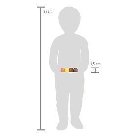 small foot Pralines en bois au chocolat Fresh