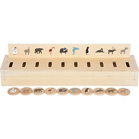 small foot Puzzle d'insertion illustré tri