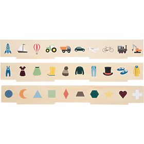 small foot Puzzle d'insertion illustré tri