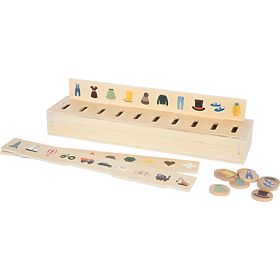 small foot Puzzle d'insertion illustré tri