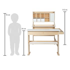 small foot Stand de vente en bois blanc
