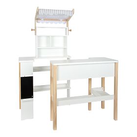 small foot Stand de vente en bois Fresh