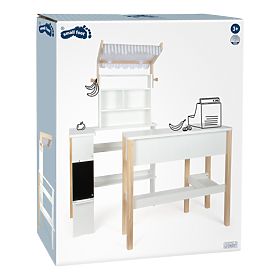 small foot Stand de vente en bois Fresh