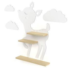 Une étagère avec un cerf, CHILL