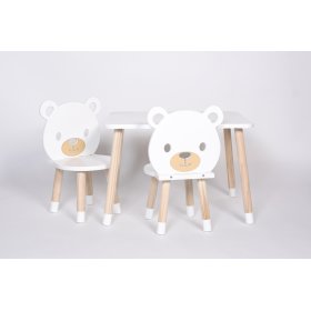 Ensemble table et chaises - Ours, Dekormanda