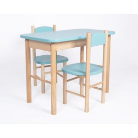 Ensemble table et chaises OURBABY baby blue