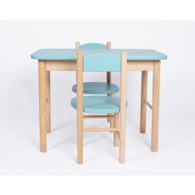 Ensemble table et chaises OURBABY baby blue