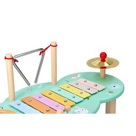 Table musicale avec des animaux