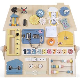 Tableau d'activités sensoriel - maisonnette