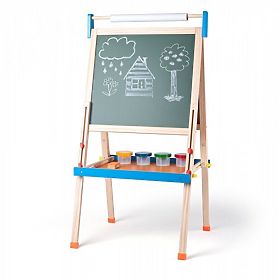 Tableau magnétique double face avec accessoires
