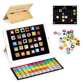 Tablette éducative en bois tableau magnétique ardoise ECOTOYS