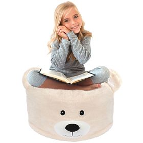 Tabouret en peluche - Ours, Tutumi
