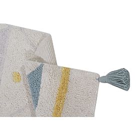 Tapis Azteca Naturel 120x160 - Canaux Lorena