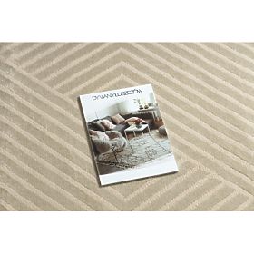 Tapis BALANCE 1503 taupe - Géométrique, structurel, glamour