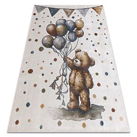 Tapis BONO 9614 Ours, ballons crème / gris clair, F.H.Kabis