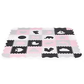 Tapis en mousse avec bordure puzzle piscine sèche 36 pièces ECOTOYS