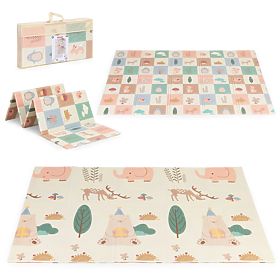 Tapis en mousse éducatif pour enfants 200x150 cm réversible pliable + sac IPLAY