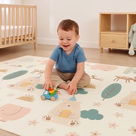 Tapis en mousse éducatif pour enfants 200x150 cm réversible pliable + sac IPLAY