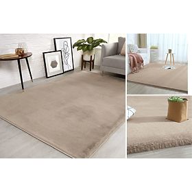 Tapis en soie Lapin New - Taupe