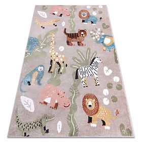 Tapis FUN Africa pour enfants, animaux, Afrique beige, F.H.Kabis