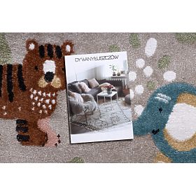 Tapis FUN Africa pour enfants, animaux, Afrique beige, F.H.Kabis