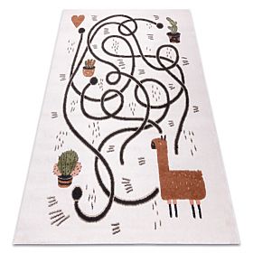 Tapis FUN Game pour enfants, jeu, lama crème, F.H.Kabis