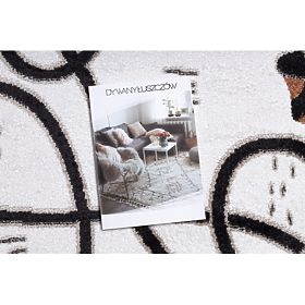 Tapis FUN Game pour enfants, jeu, lama crème, F.H.Kabis